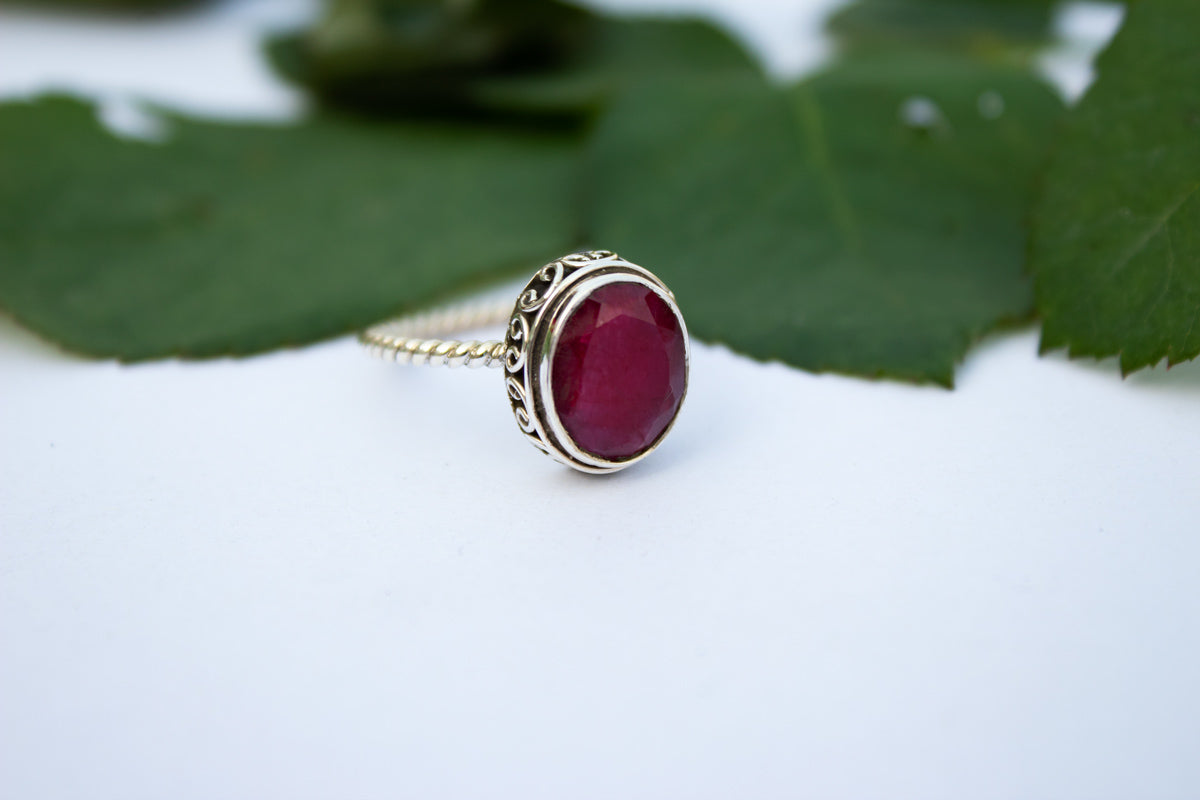 Ruby Ring Mens Real Ruby Stone Ring Natural Gemstone Handmade Jewellery  Rings Sterling Silver Ring Handcrafted Mens Stone Ring Rubi Bague - Etsy